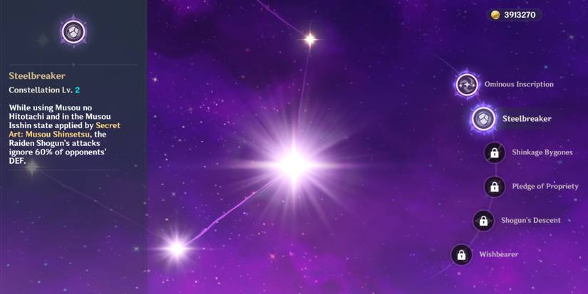 C2 Raiden Shogun from Genshin Impact