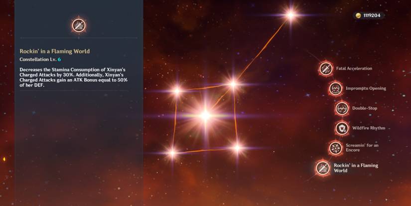 C6 Xinyan description in Genshin Impact