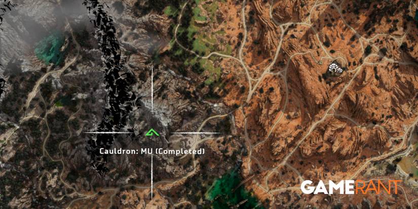 Horizon Forbidden West map location of Cauldron MU