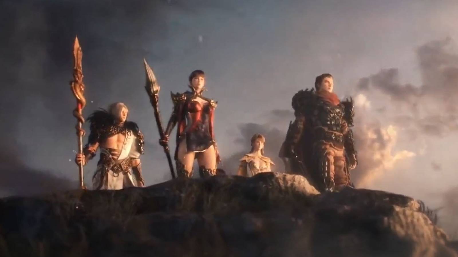 Characters of MIR4 gathering for an adventure