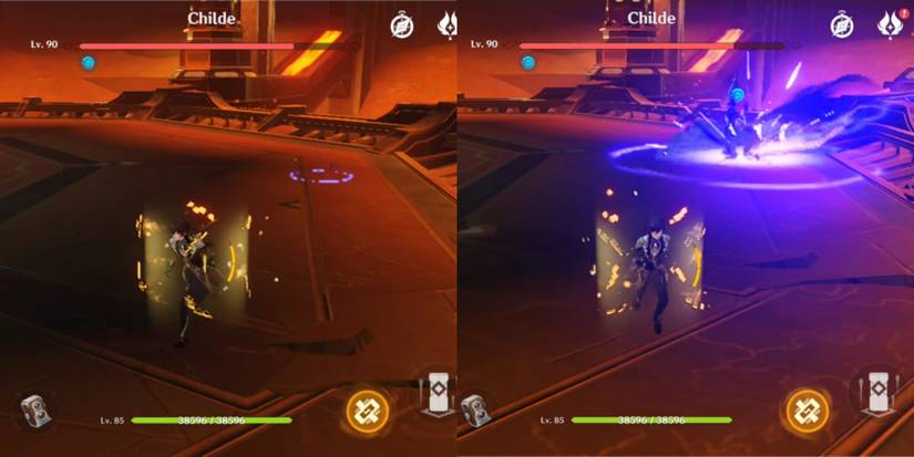 Childe's ring dropped