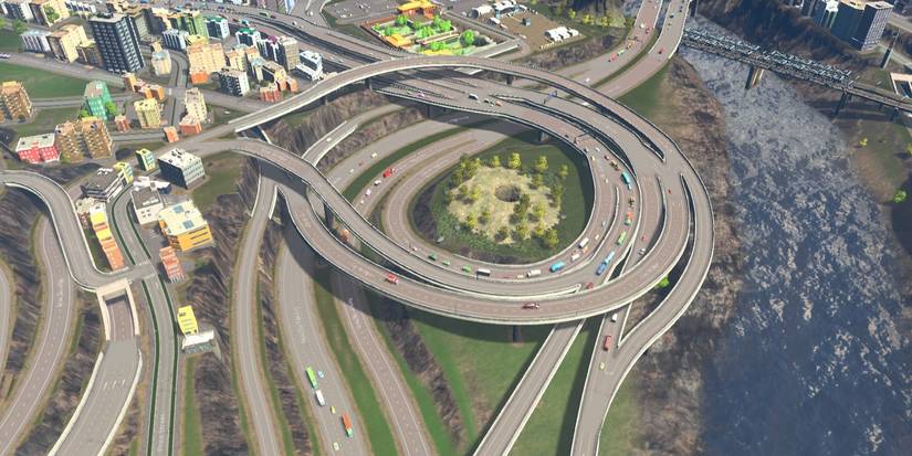 Cities Skylines Road Anarchy Mod Interchange