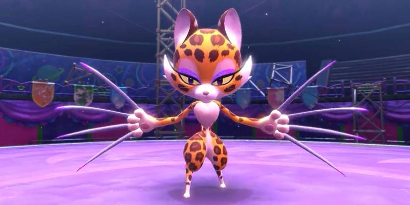 Clawroline boss battle in Kirby and the Forgotten Land