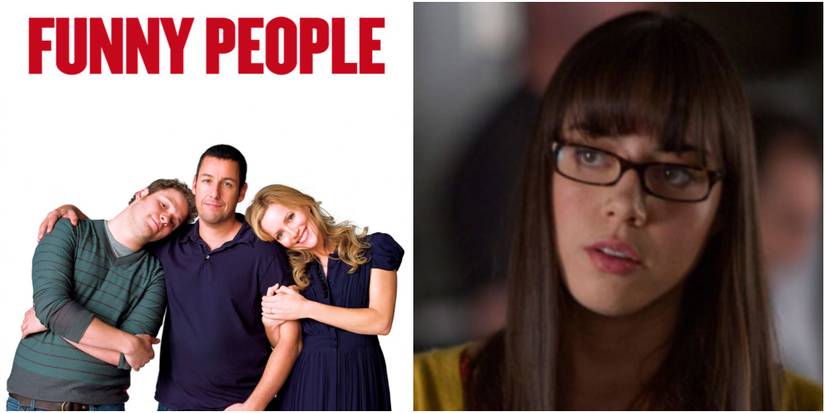 Collage of Aubrey Plaza in Funny People