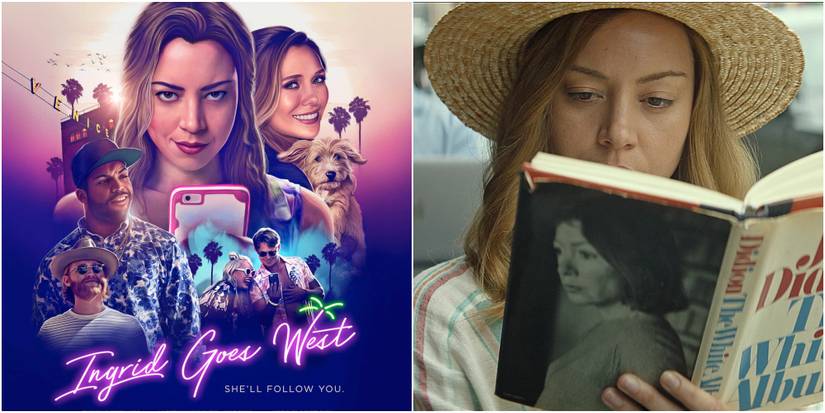 Collage of Aubrey Plaza in Ingrid Goes West