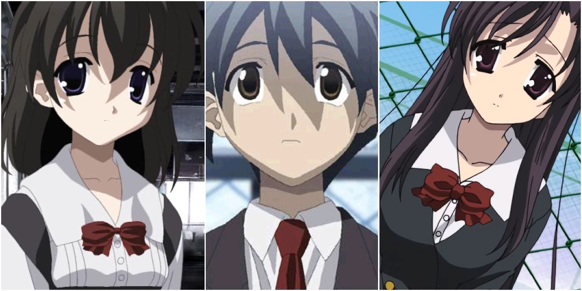 Collage of School Days: Sekai & Makoto & Kotonoha 