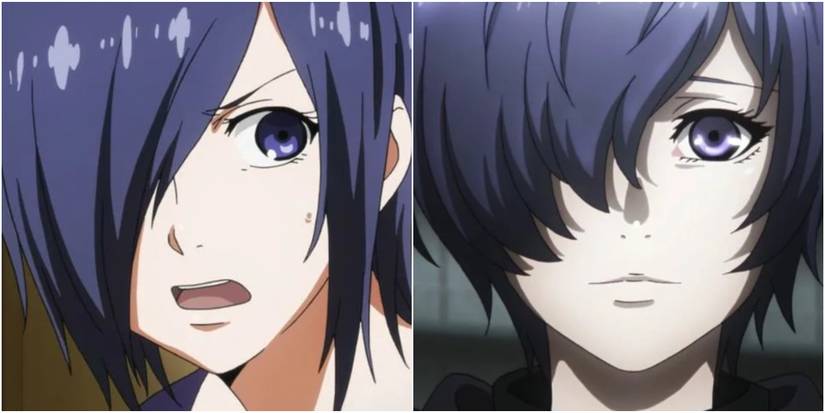 Collage of Touka from Tokyo Ghoul