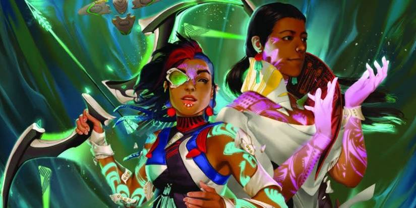 Coyote-and-Crow-archer-andspell-caster-art