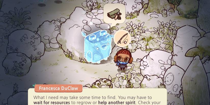 Cozy Grove bear francesca