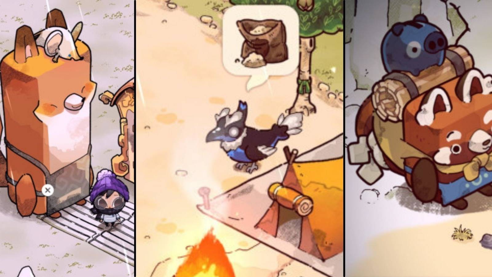 Cozy Grove kit pandam bird