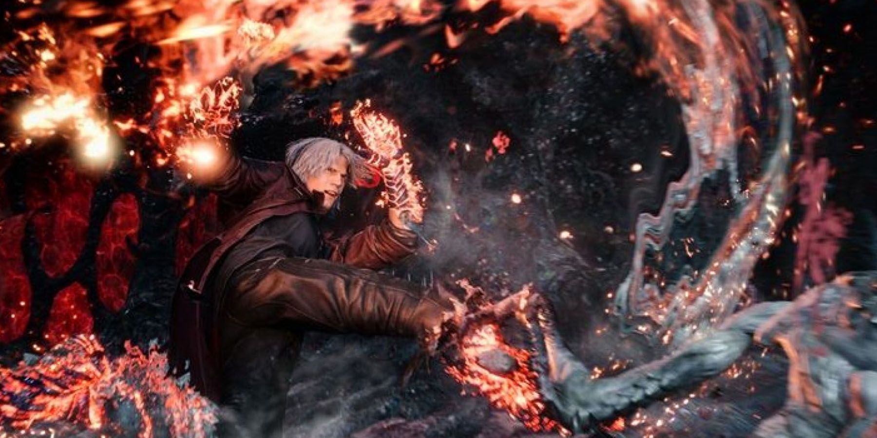 Dante attacking with Balrog
