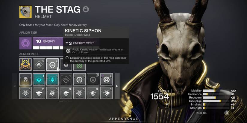 Destiny 2 Kinetic Siphon Mod