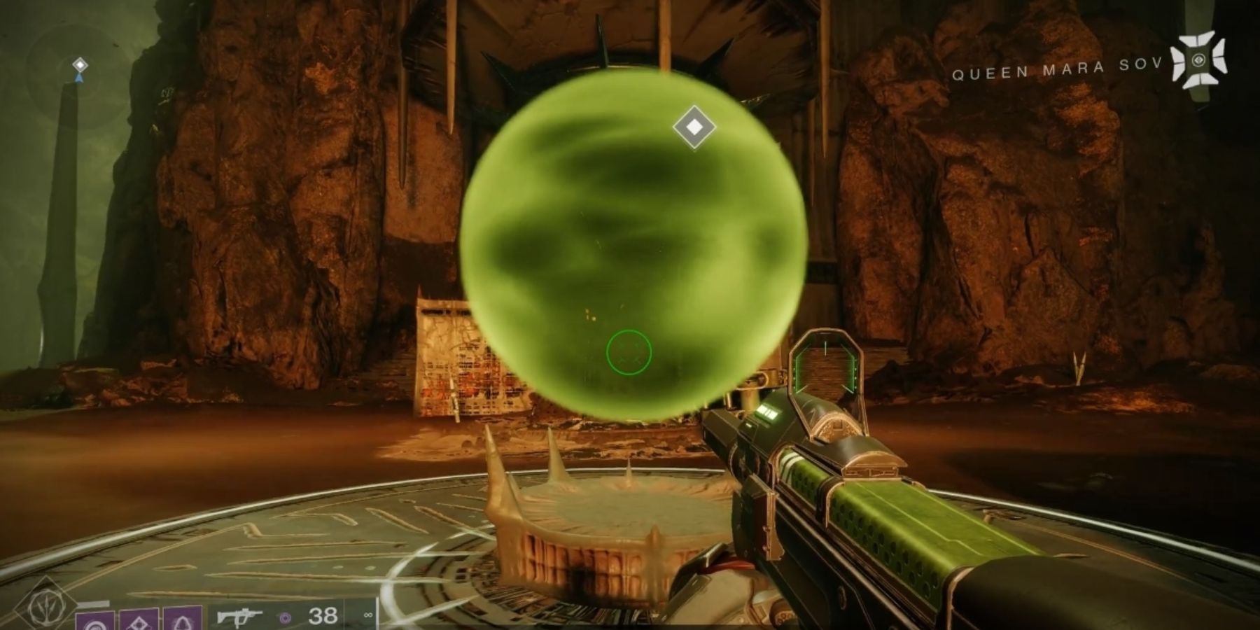 Destiny 2 Parasitic Pilgrimare Green Bubble