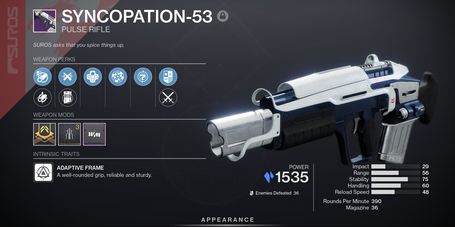 Destiny 2 Импульсная винтовка Syncopation