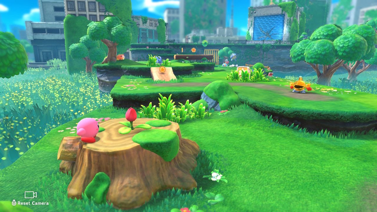 Kirby and the Forgotten Land: Downtown Grassland - Waddle Dee Locations ...