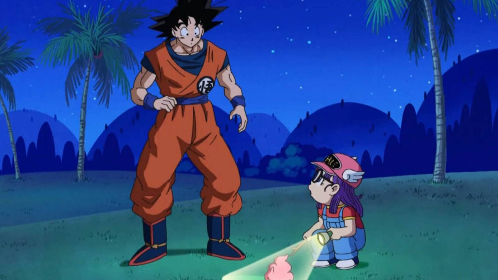 Arale appears in a filler episode of Dragon Ball Super