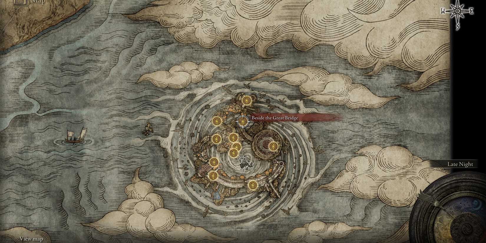 Elden Ring Beside The Great Bridge Site Of Grace