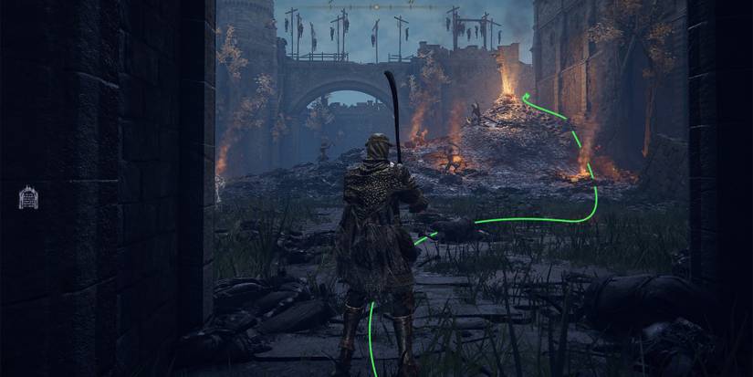 Elden Ring Castle Mourne Around Harpies Claymore