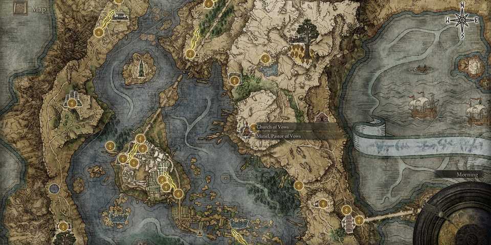 Elden Ring Church Of Vows Map