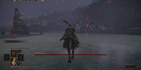 Elden Ring Death Rite Bird Boss Consecrated Snowfields