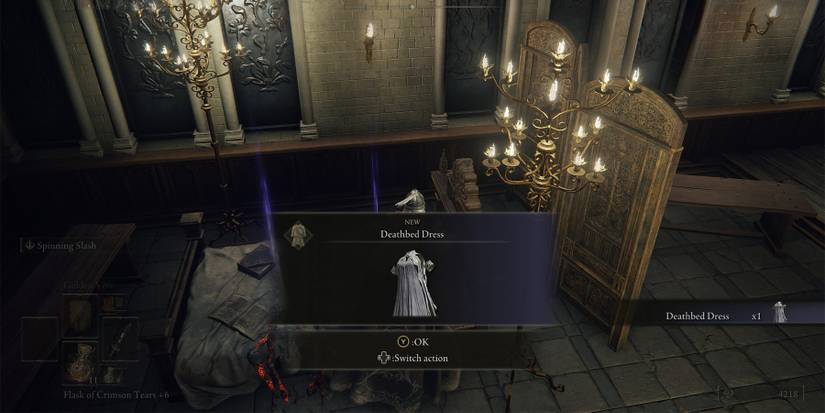 Elden Ring Deathbed Dress Pickup