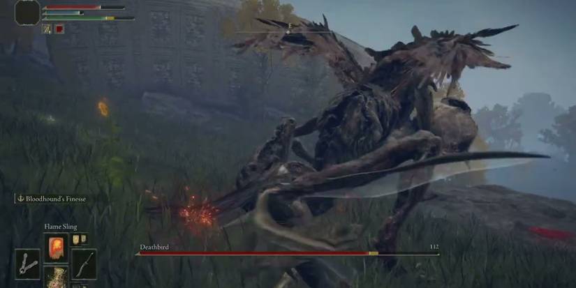 Elden Ring Deathbird Boss Guide Attack Animation