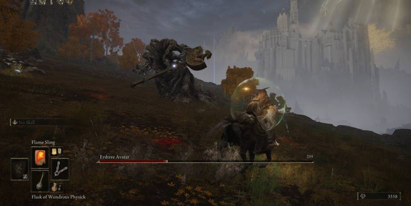 Elden Ring Erdtree Avatar Boss Guide Fight Targeting Horseback