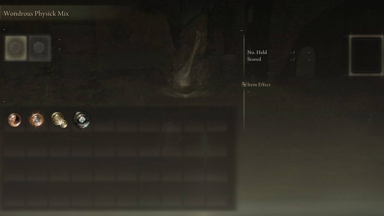 Elden Ring Flask of Wondrous Physick Guide Mixing Crystal Tear Lost Grace Screen