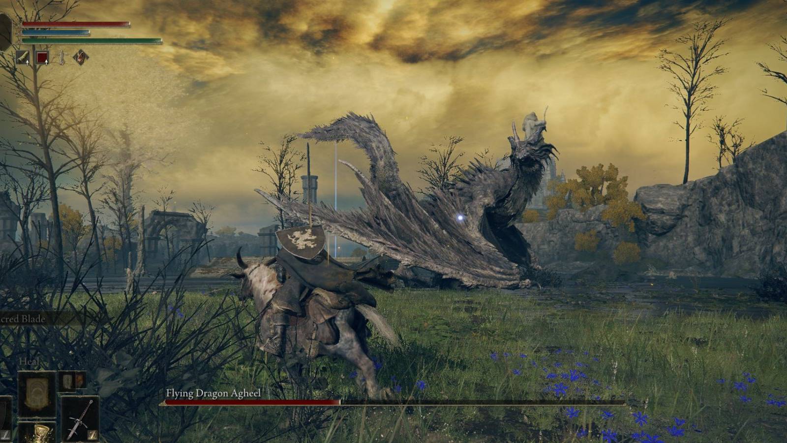 Elden Ring Flying Dragon Agheel Boss Guide Torrent Mount