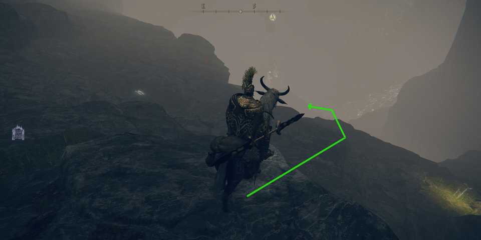 Elden Ring Heading Down Nokron Mistwood Path