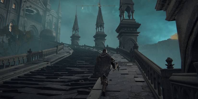 Elden Ring Moongrum Carian Knight NPC Guide Rolling Ball Trap