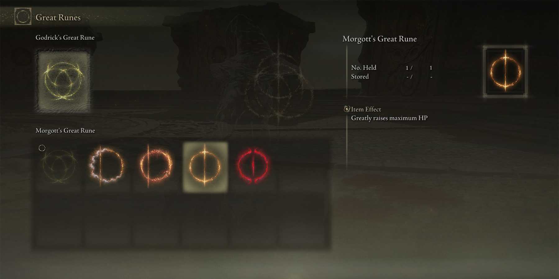 Morgoth Runes Elden Ring: How To Activate Morgott And Mohg Great Runes