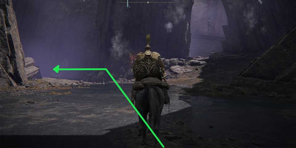 Elden Ring Moving Up Mountain Left Path