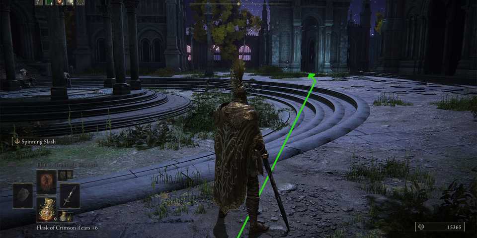 Elden Ring Nokron Through Split In Building