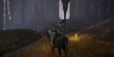 Elden Ring Out Front Door Wall Grace Lightning Slash