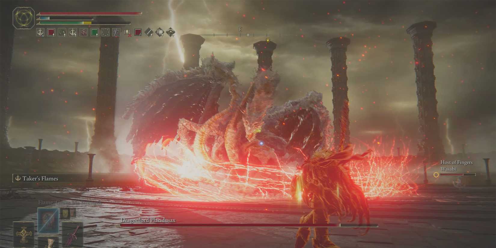 Elden Ring Placidusax Slash Attack