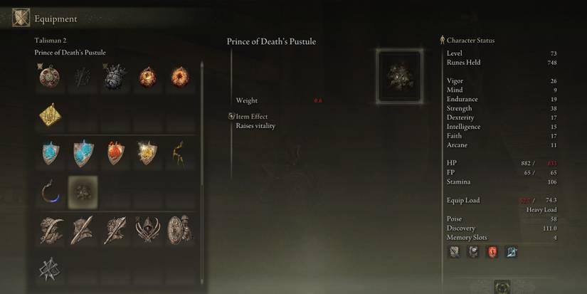 Elden Ring Prince Of Deaths Postule