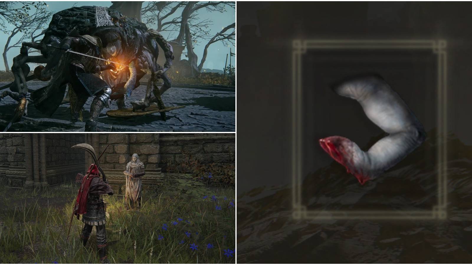 Elden Ring Split Image How To Get The Bloody Finger