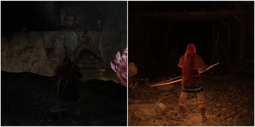 Elden Ring Split Image Sage Armor Set Fourth Step