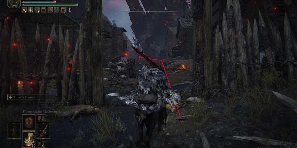 Elden Ring Through Hermit Village Heros Ringed Finger