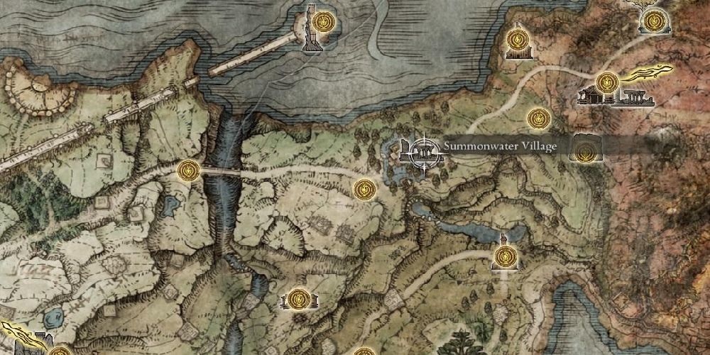 Elden Ring Tibia Mariner Boss Guide Summonwater Village World Map Location