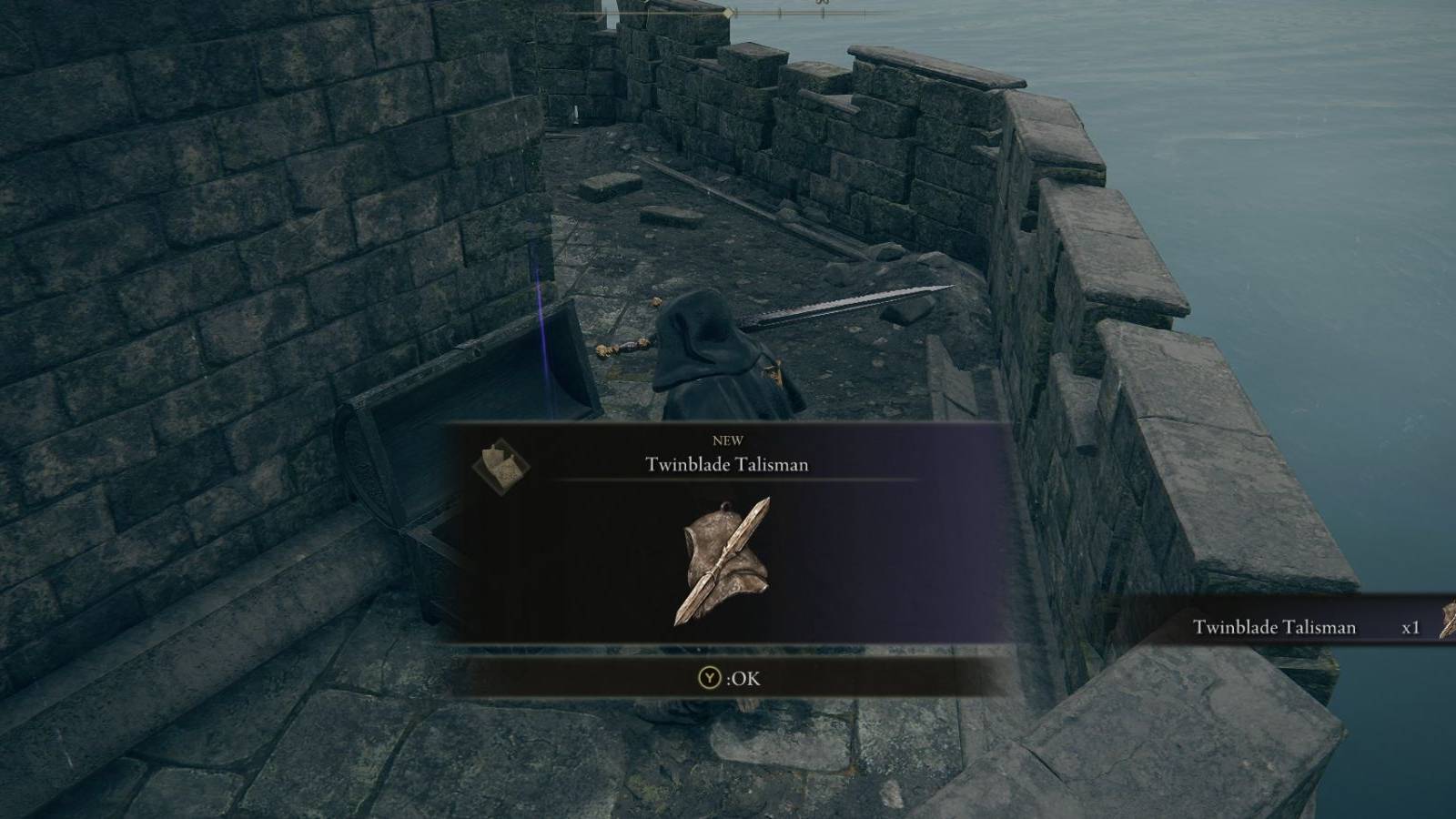 Elden Ring Twinblade Talisman Guide Castle Morne Chest