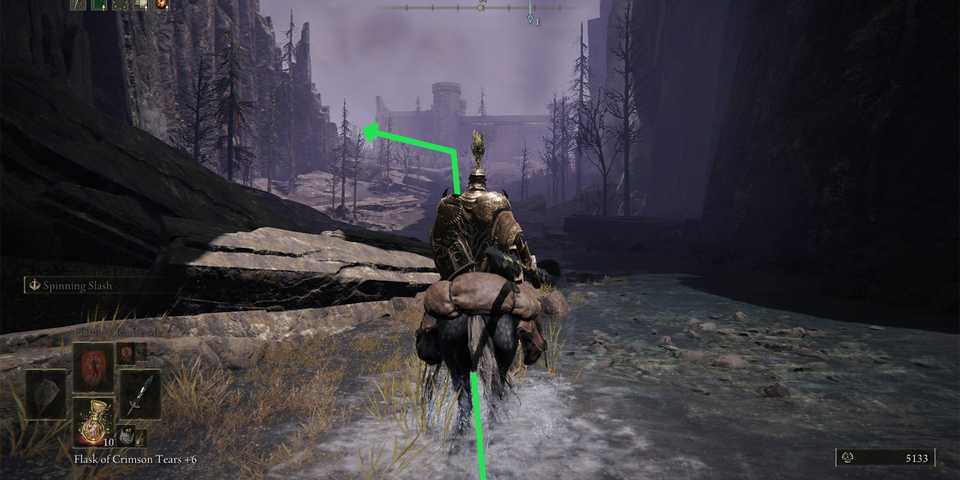 Elden Ring Up Mt. Gelmir Left Castle