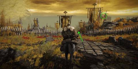 Elden Ring Windmill Village In Distance