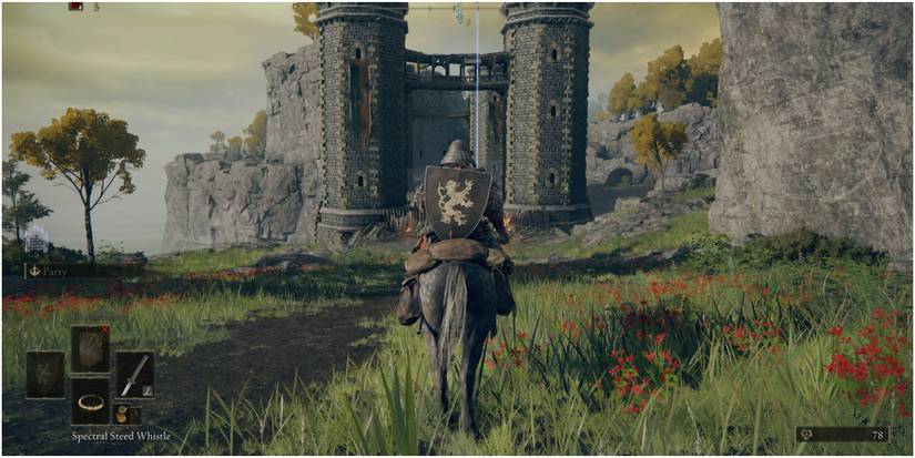 Elden Ring approaching the Bridge of Sacrifice