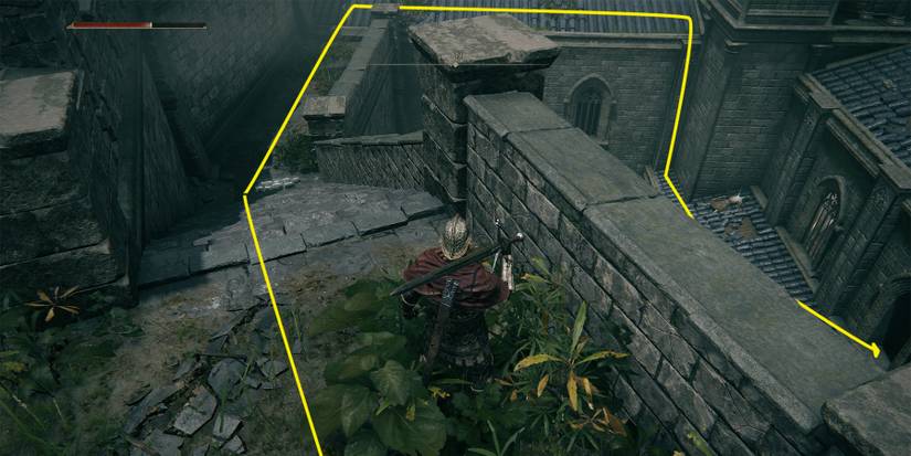 EldenRingPathToRogierOverRamparts