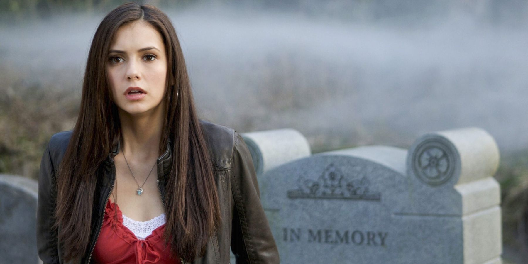 Nina Dobrev as Elena in The Vampire Diaries