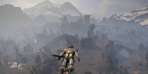 Elex II - Using the jetpack.