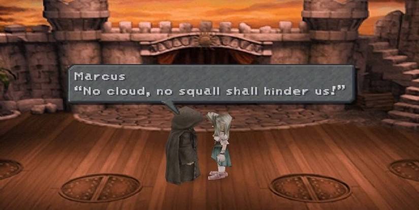 Final Fantasy 9 Marcus performing I Want To Be Your Canary in the ending