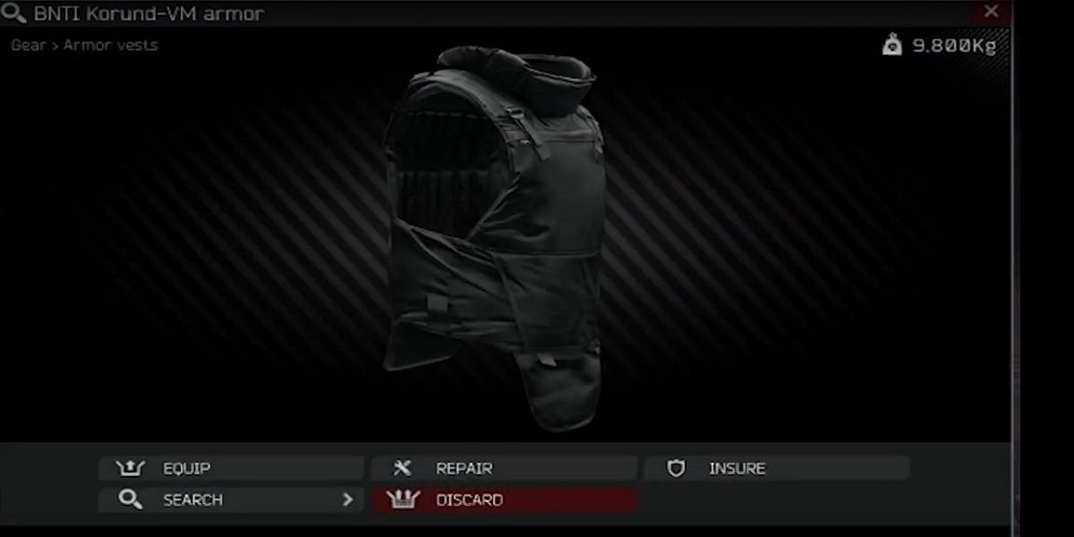 Escape From Tarkov screenshot BNTI Korund-VM in menu screen